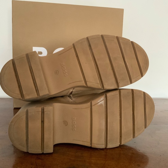 Hugo BOSS Leather Combat Boots - Picture 7 of 9